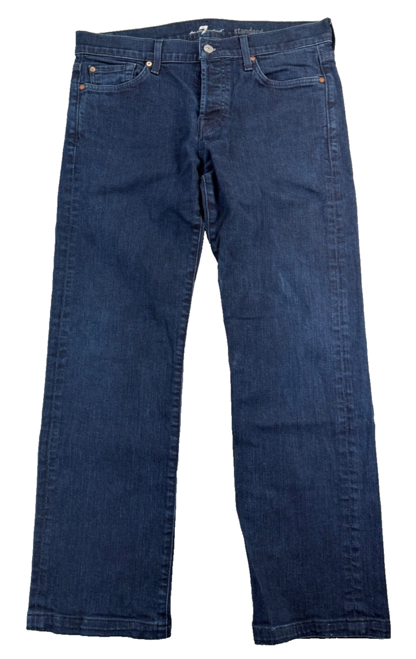 7 For All Mankind "Standard" Mid-Rise Jeans (Size 32)